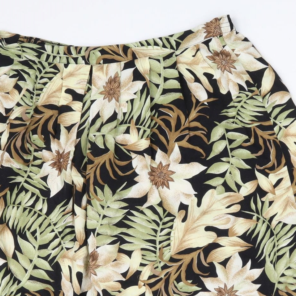 Bonmarché Womens Multicoloured Floral  A-Line Skirt Size 14