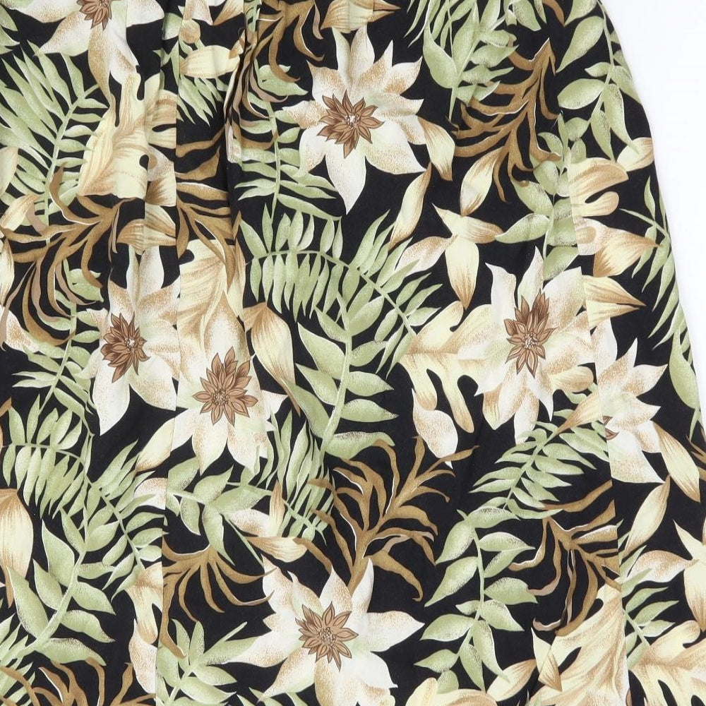 Bonmarché Womens Multicoloured Floral  A-Line Skirt Size 14