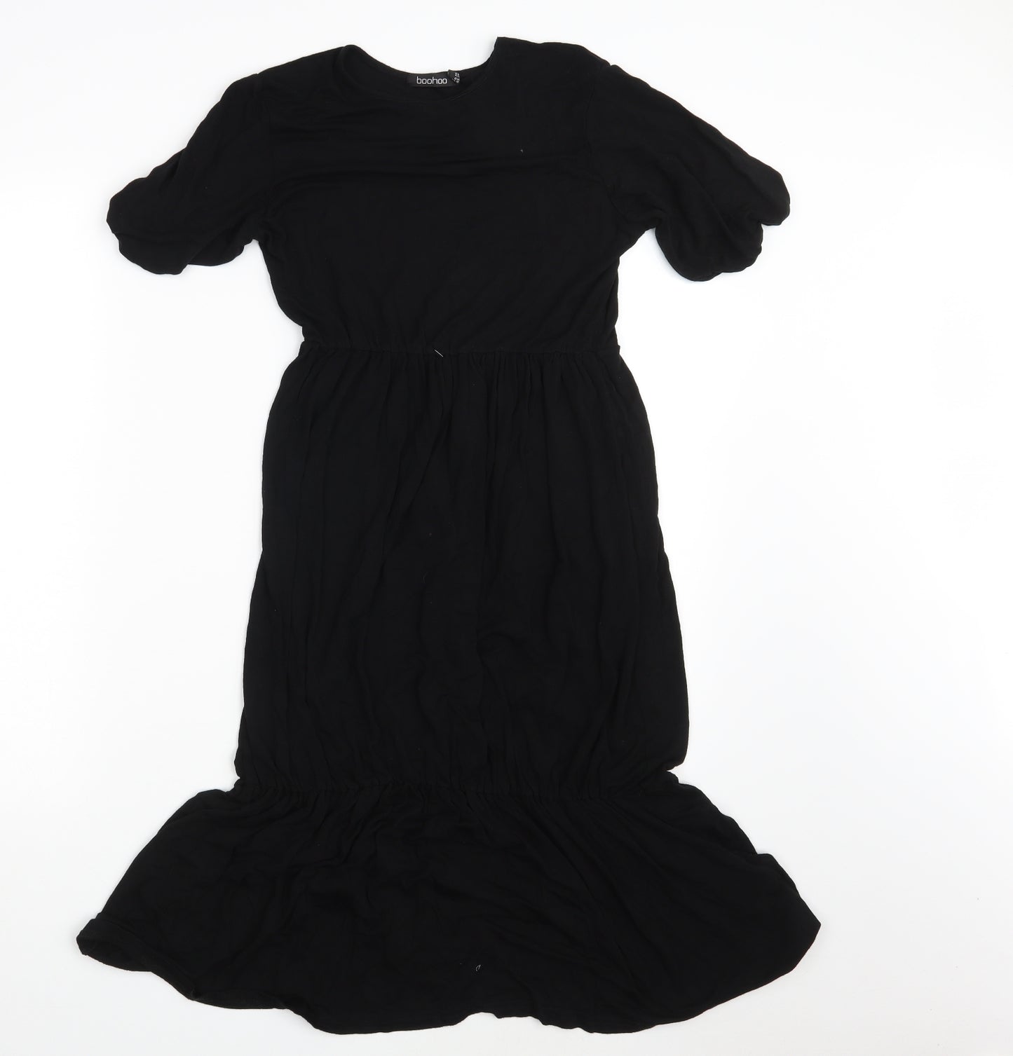 Boohoo Womens Black   T-Shirt Dress  Size 8