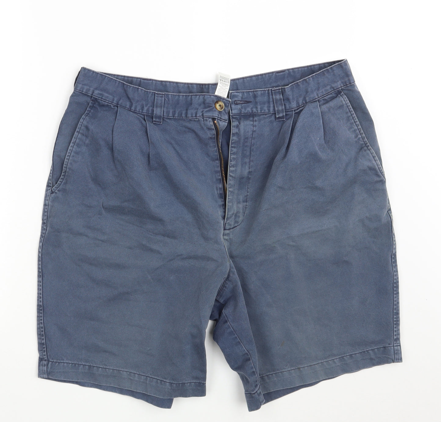 M&S Mens Blue  Denim Chino Shorts Size 38 in