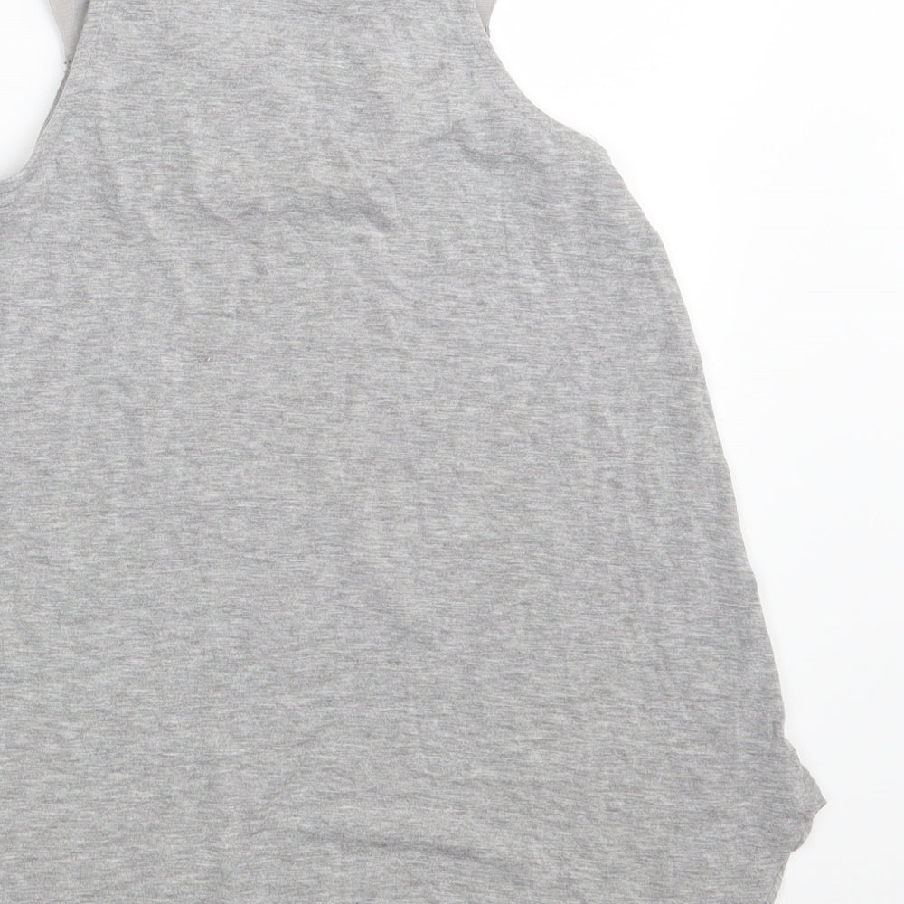 M&S Girls Grey   Basic Tank Size 10 Years