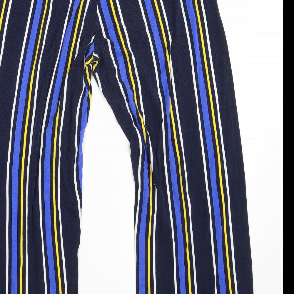 Papaya Womens Multicoloured Striped  Bloomer Trousers Size 14 L28 in
