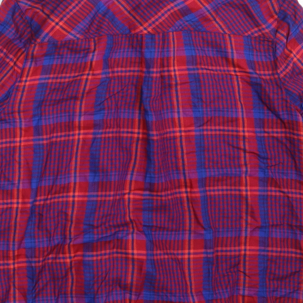 TU Womens Multicoloured Check  Basic Button-Up Size 16