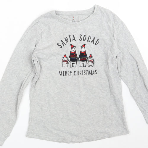 Avenue Womens Grey   Pullover Sweatshirt Size S  - Seasonal Christmas Festive Holiday