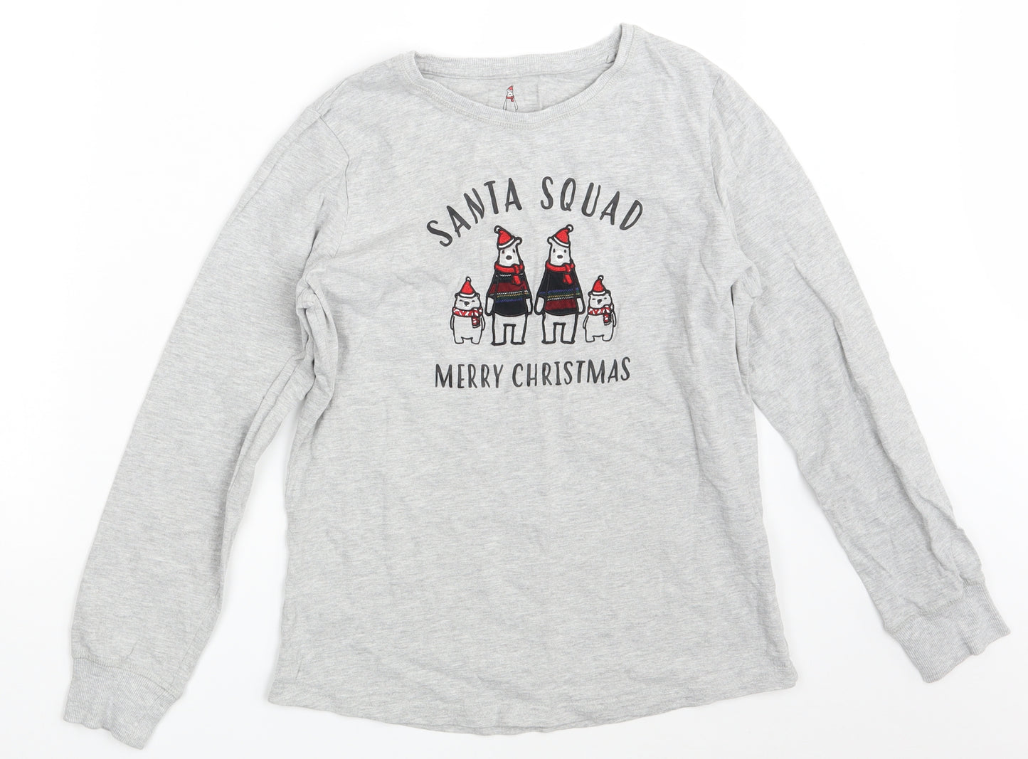 Avenue Womens Grey   Pullover Sweatshirt Size S  - Seasonal Christmas Festive Holiday