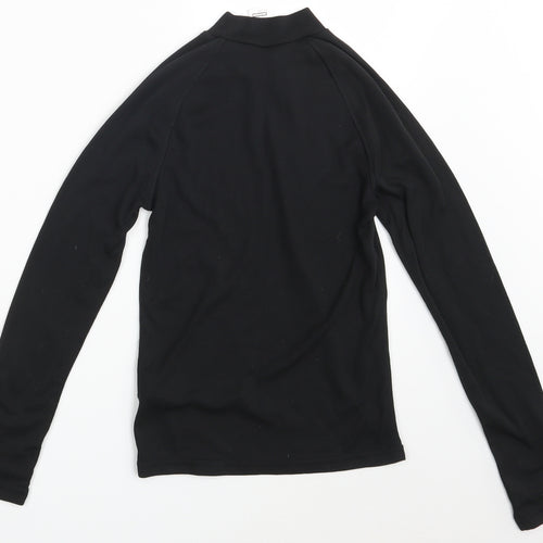 Wed'ze Girls Black   Pullover Sweatshirt Size 12 Years