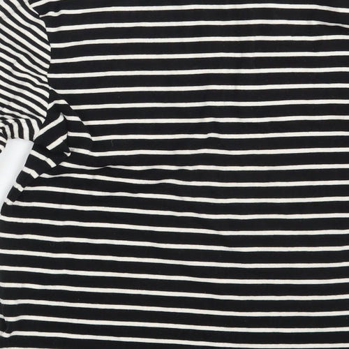 Debenhams Womens Black Striped  Pullover Sweatshirt Size 16