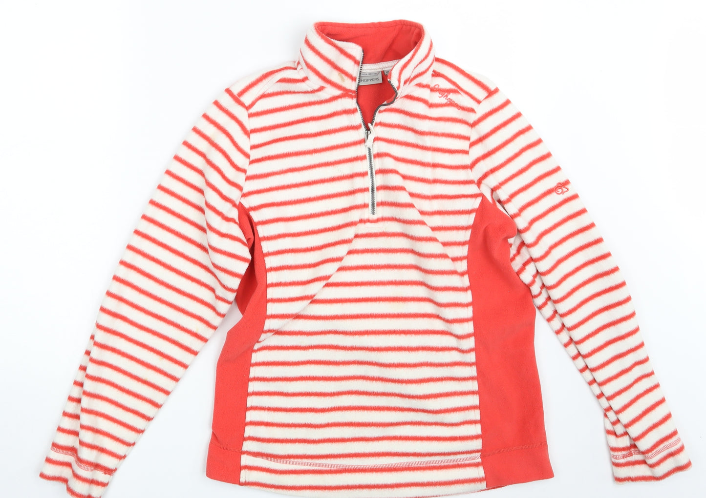 Craghoppers Womens Red Striped  Pullover Jumper Size 12