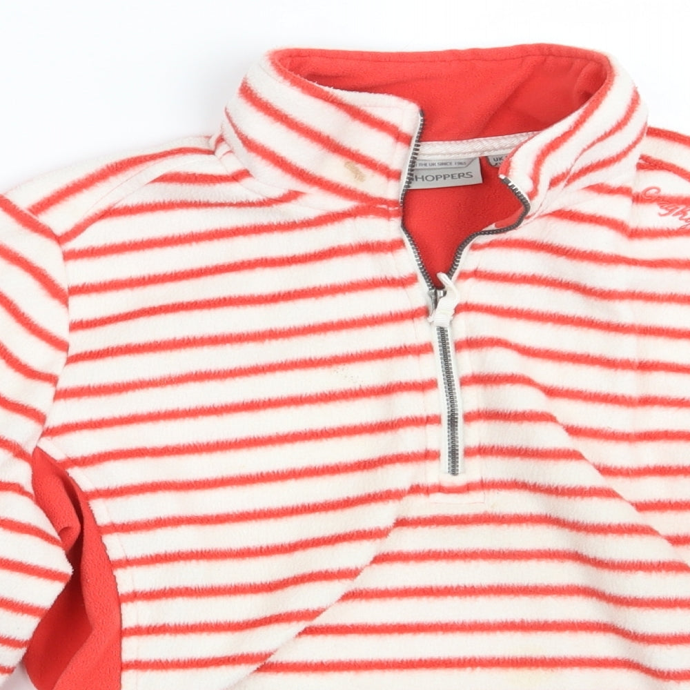 Craghoppers Womens Red Striped  Pullover Jumper Size 12