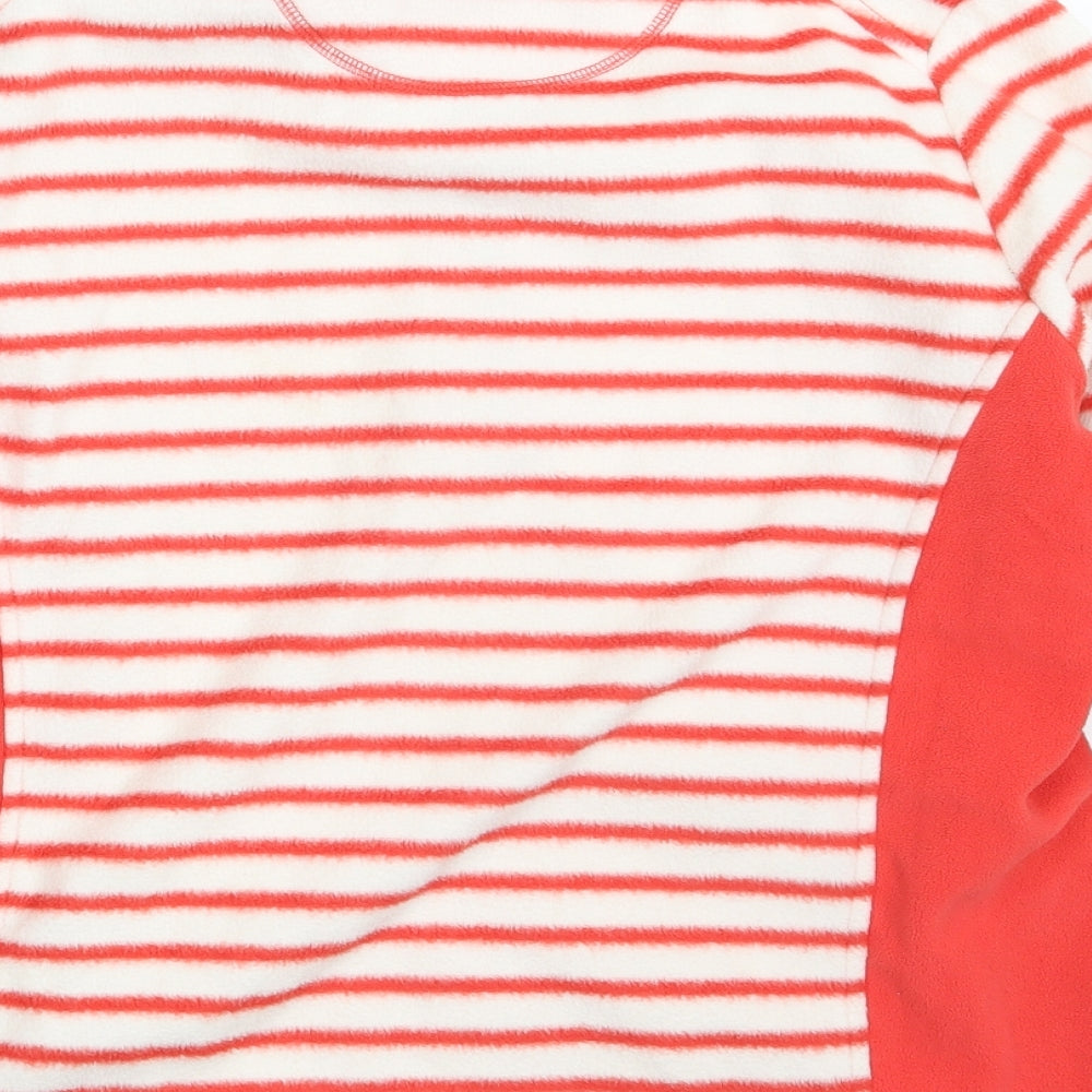 Craghoppers Womens Red Striped  Pullover Jumper Size 12