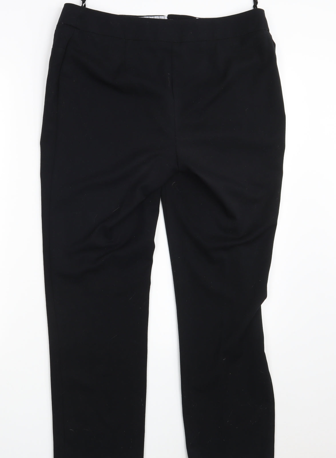 M&S Womens Black   Trousers  Size 12 L28 in
