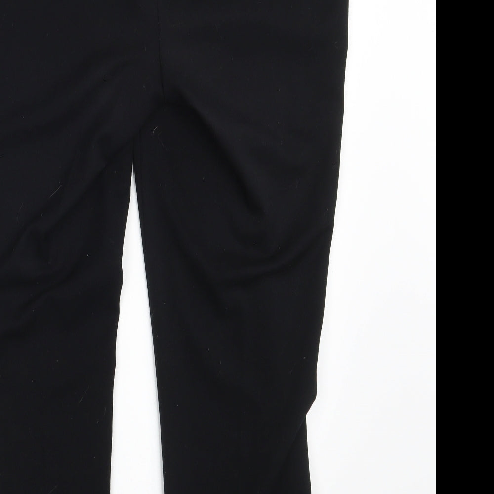 M&S Womens Black   Trousers  Size 12 L28 in