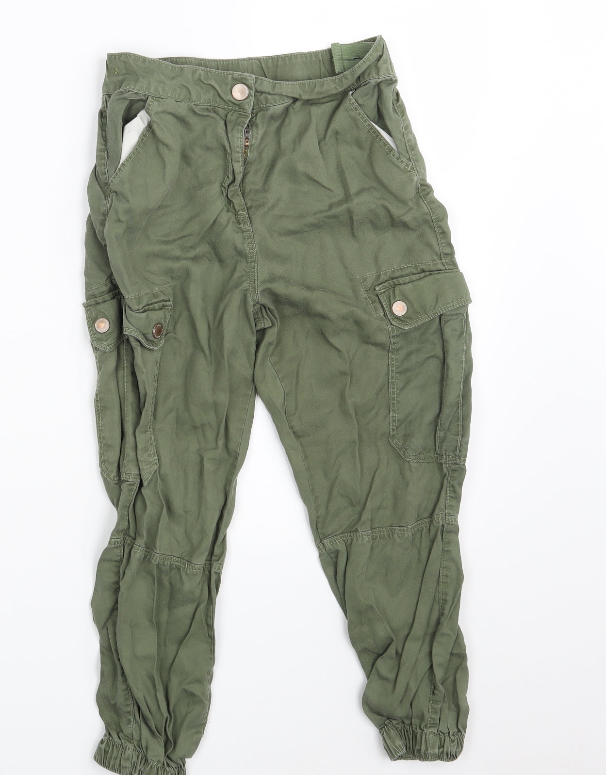 NEXT Boys Green   Cargo Trousers Size 9 Months