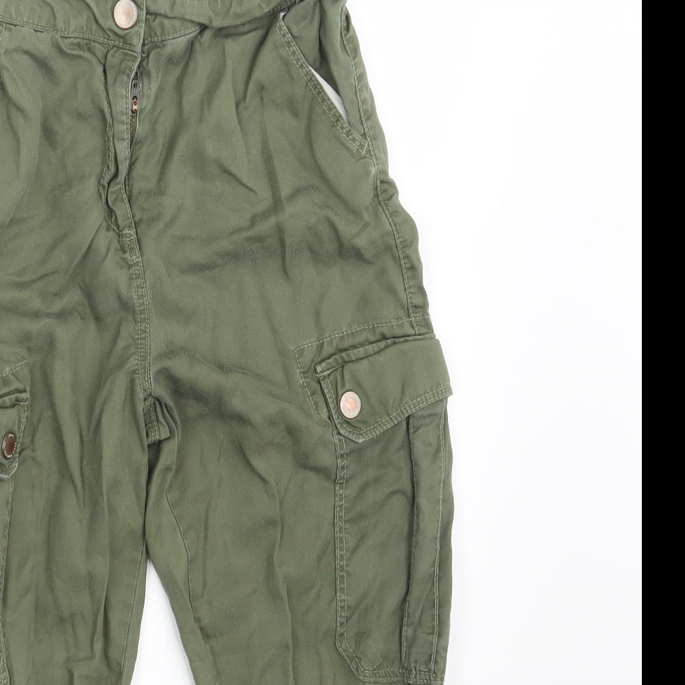 NEXT Boys Green   Cargo Trousers Size 9 Months