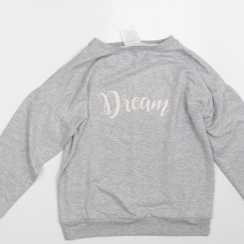 Avenue Womens Grey   Pullover Sweatshirt Size S  - Dream