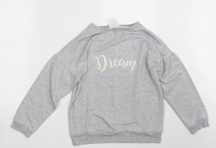 Avenue Womens Grey   Pullover Sweatshirt Size S  - Dream
