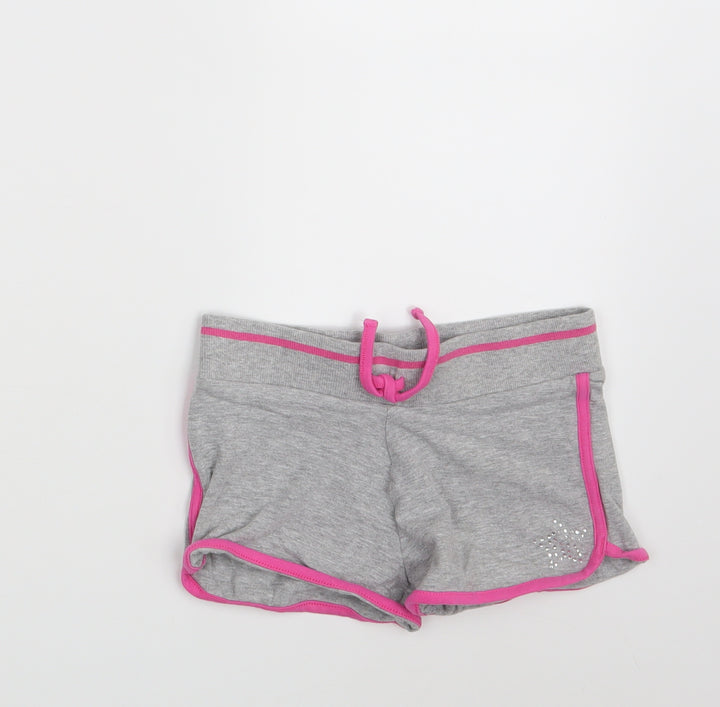 Matalan Girls Grey   Hot Pants Shorts Size 8-9 Years