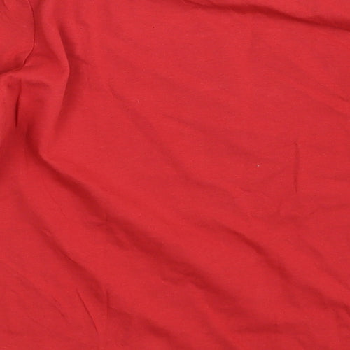 Lilly & Dan Girls Red   Top Pyjama Top Size 9-10 Years  - Seasonal Christmas Festive Holiday
