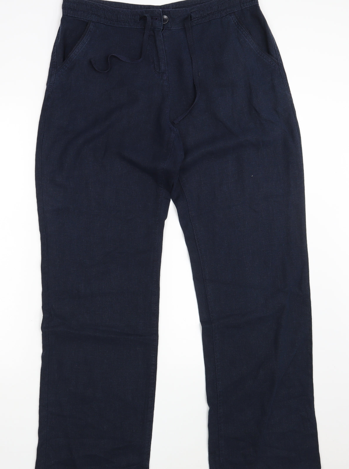 NEXT Womens Blue   Bloomer Trousers Size 12 L33 in