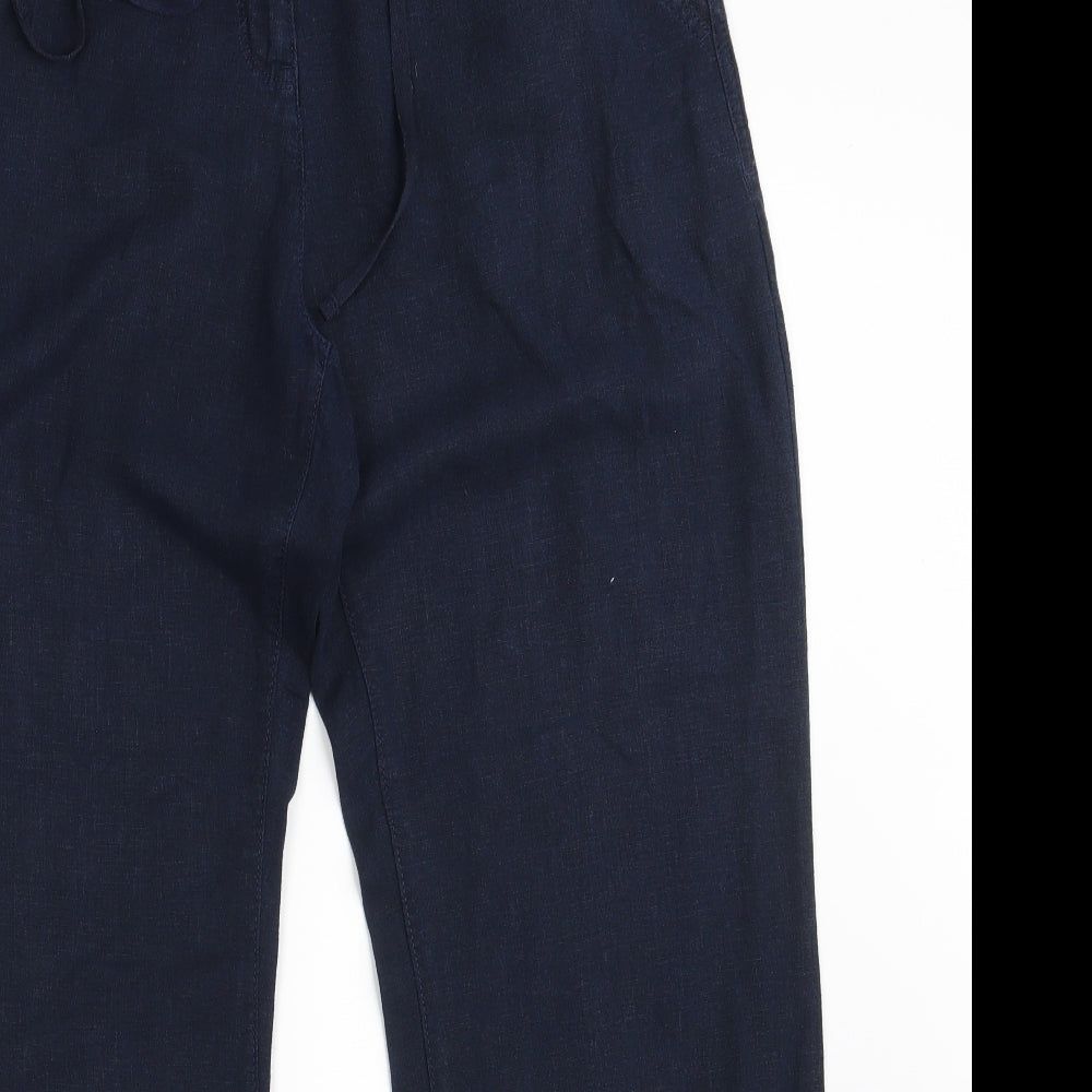 NEXT Womens Blue   Bloomer Trousers Size 12 L33 in
