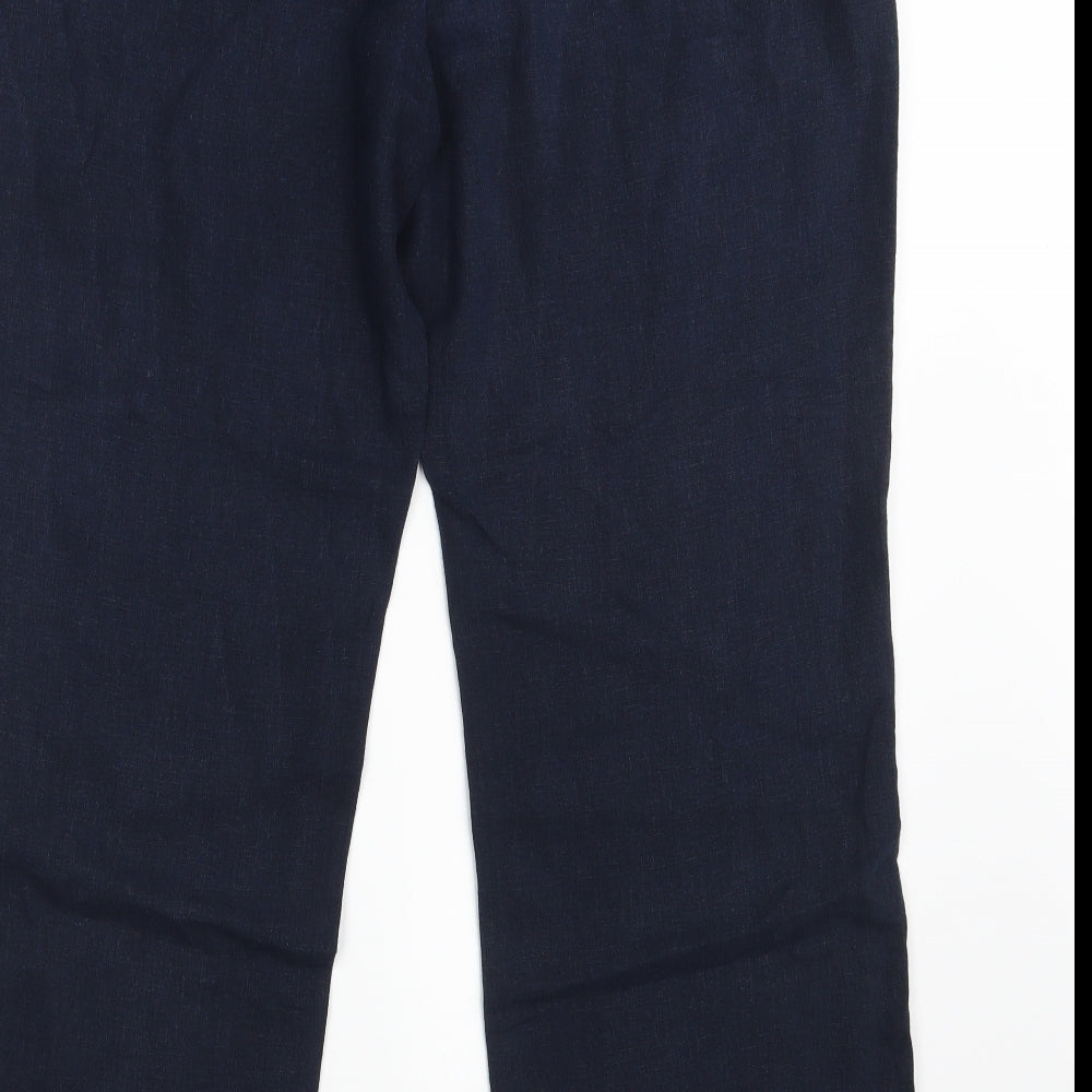 NEXT Womens Blue   Bloomer Trousers Size 12 L33 in