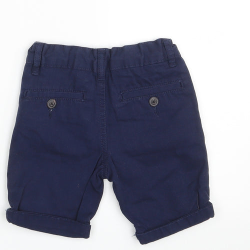 Pep & Co. Boys Blue  Denim Cropped Trousers Size 18-24 Months  - Waist 18in; Inside  leg 4in