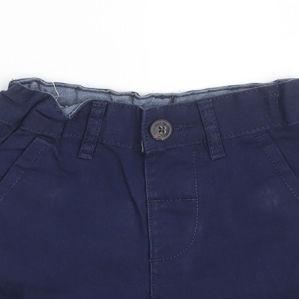 Pep & Co. Boys Blue  Denim Cropped Trousers Size 18-24 Months  - Waist 18in; Inside  leg 4in