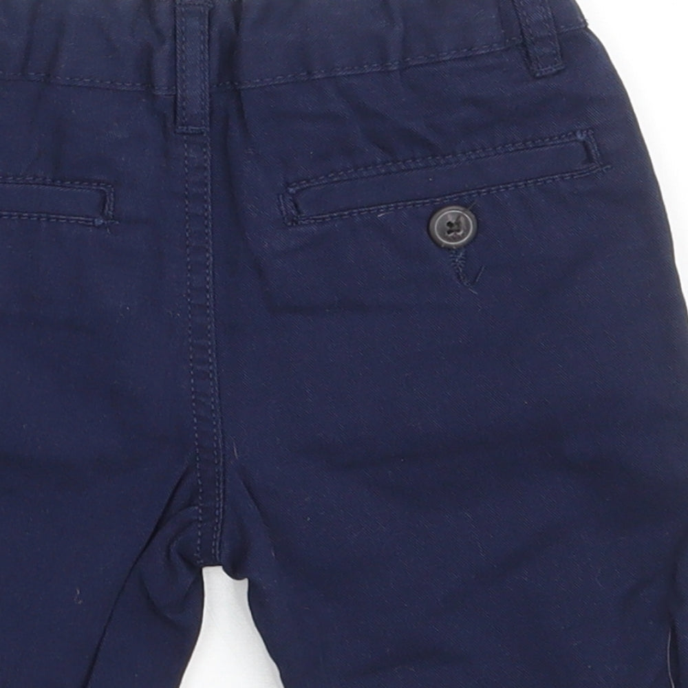 Pep & Co. Boys Blue  Denim Cropped Trousers Size 18-24 Months  - Waist 18in; Inside  leg 4in