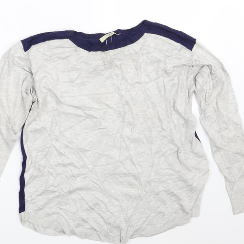 Oasis Womens Grey   Pullover Sweatshirt Size XS