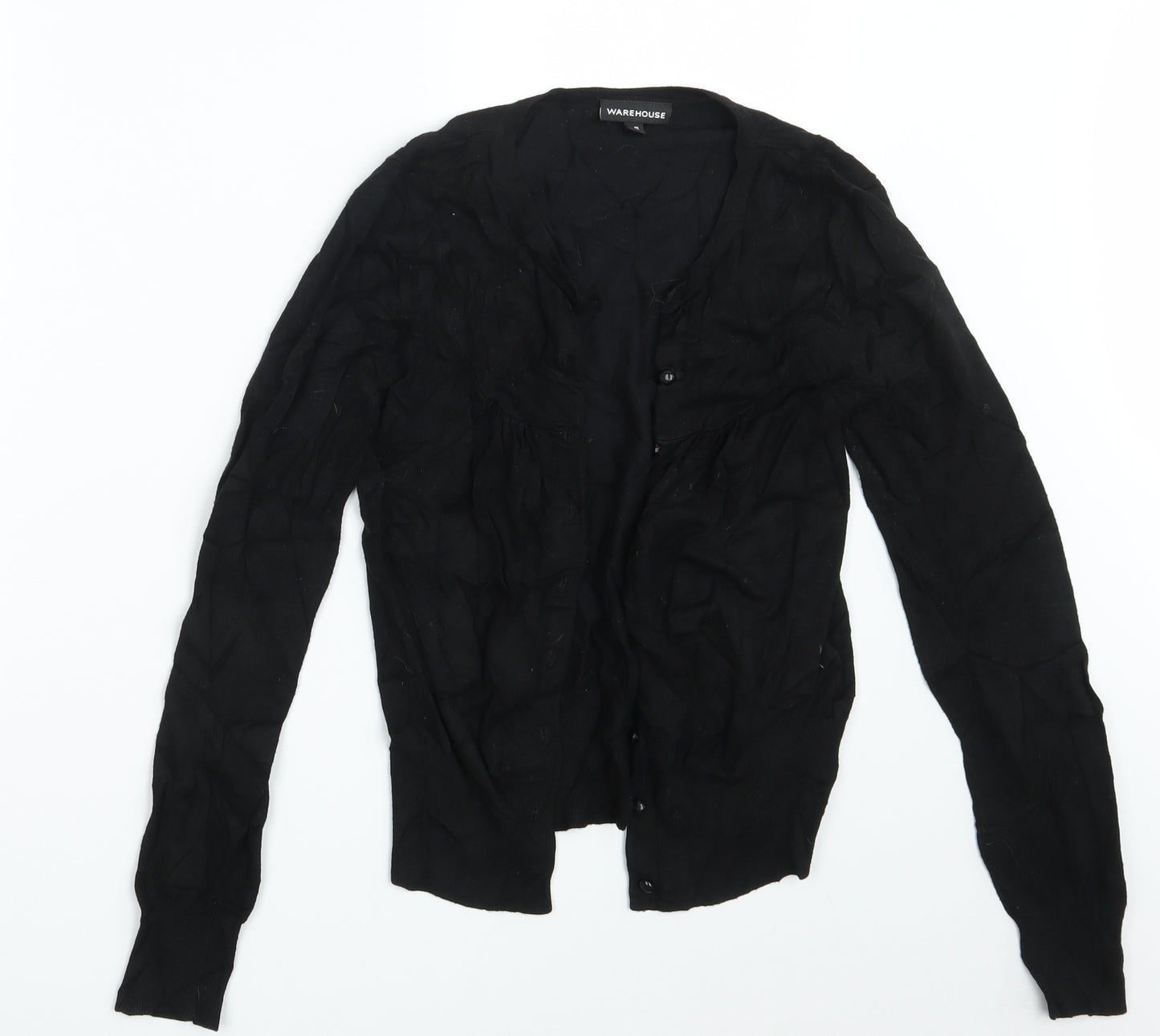Warehouse Womens Black   Cardigan Jumper Size 10