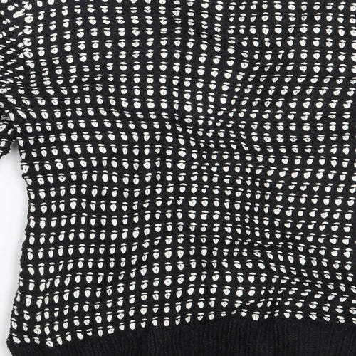 John Lewis Womens Black Polka Dot  Pullover Jumper Size S