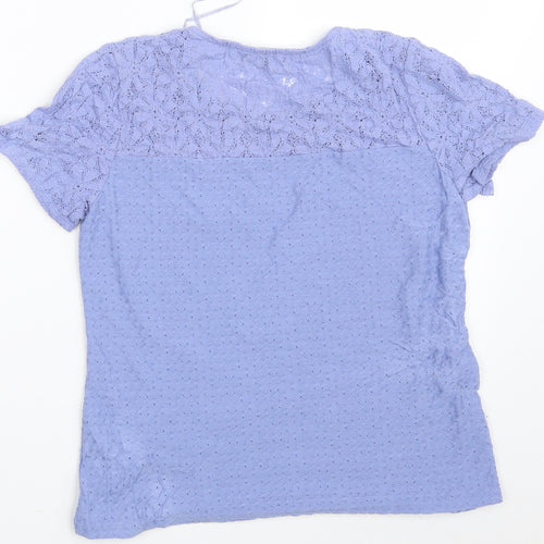 Bonmarché Womens Blue   Basic T-Shirt Size 10