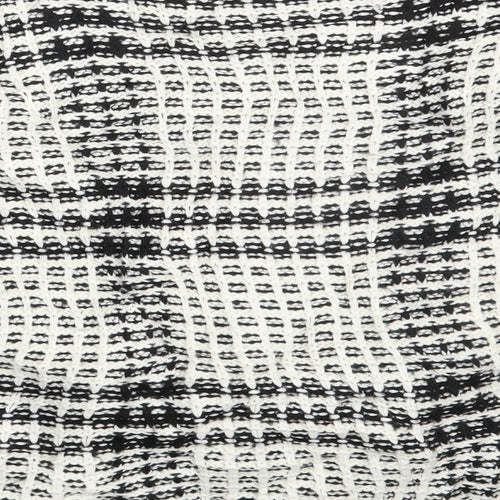 TU Womens White Check  Pullover Jumper Size 14