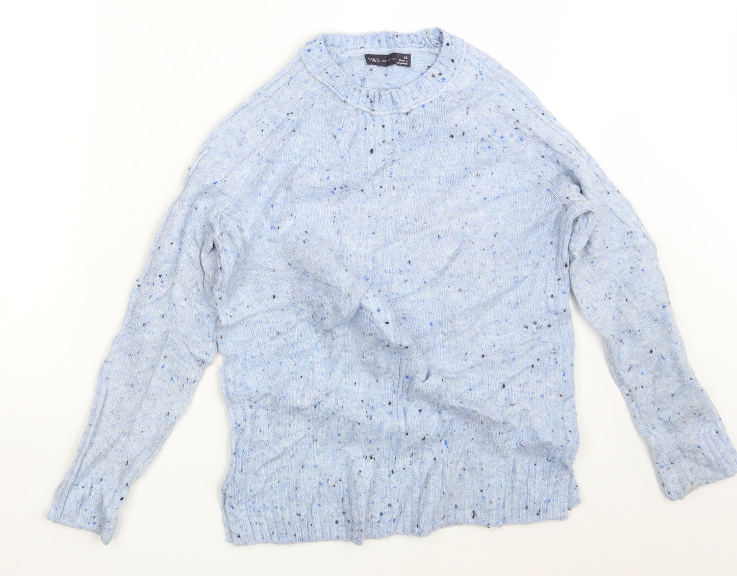 M&S Womens Blue   Pullover Jumper Size XS