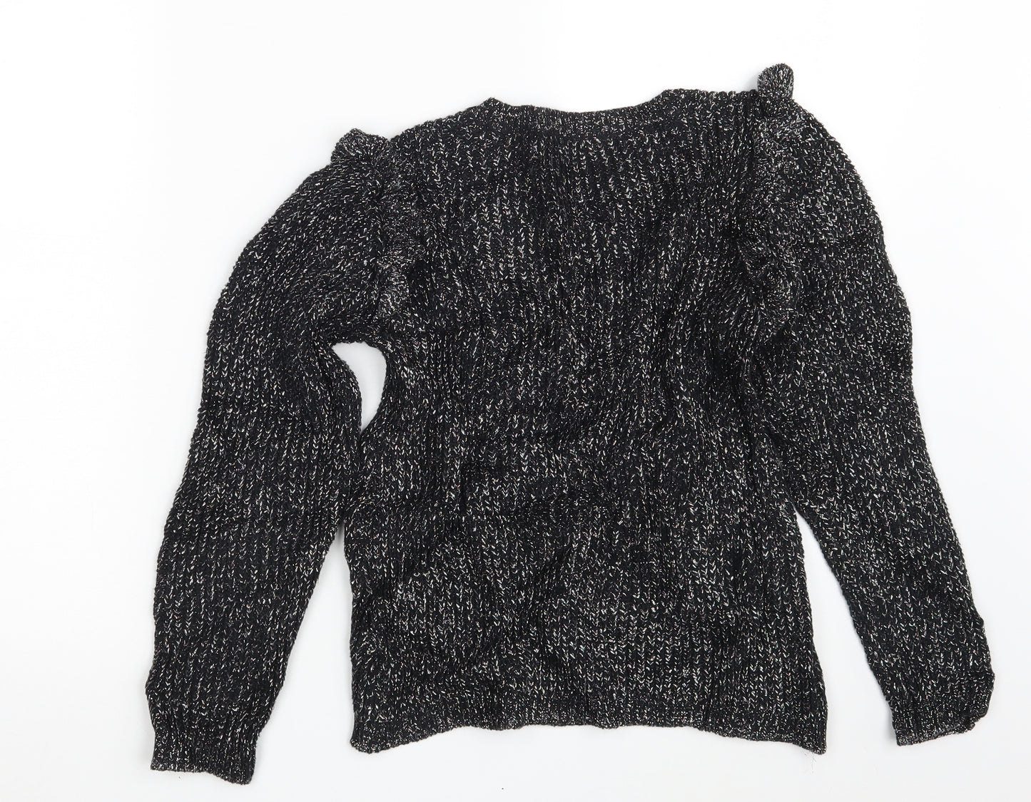 M&S Girls Black   Pullover Jumper Size 12-13 Years