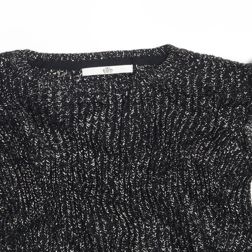 M&S Girls Black   Pullover Jumper Size 12-13 Years
