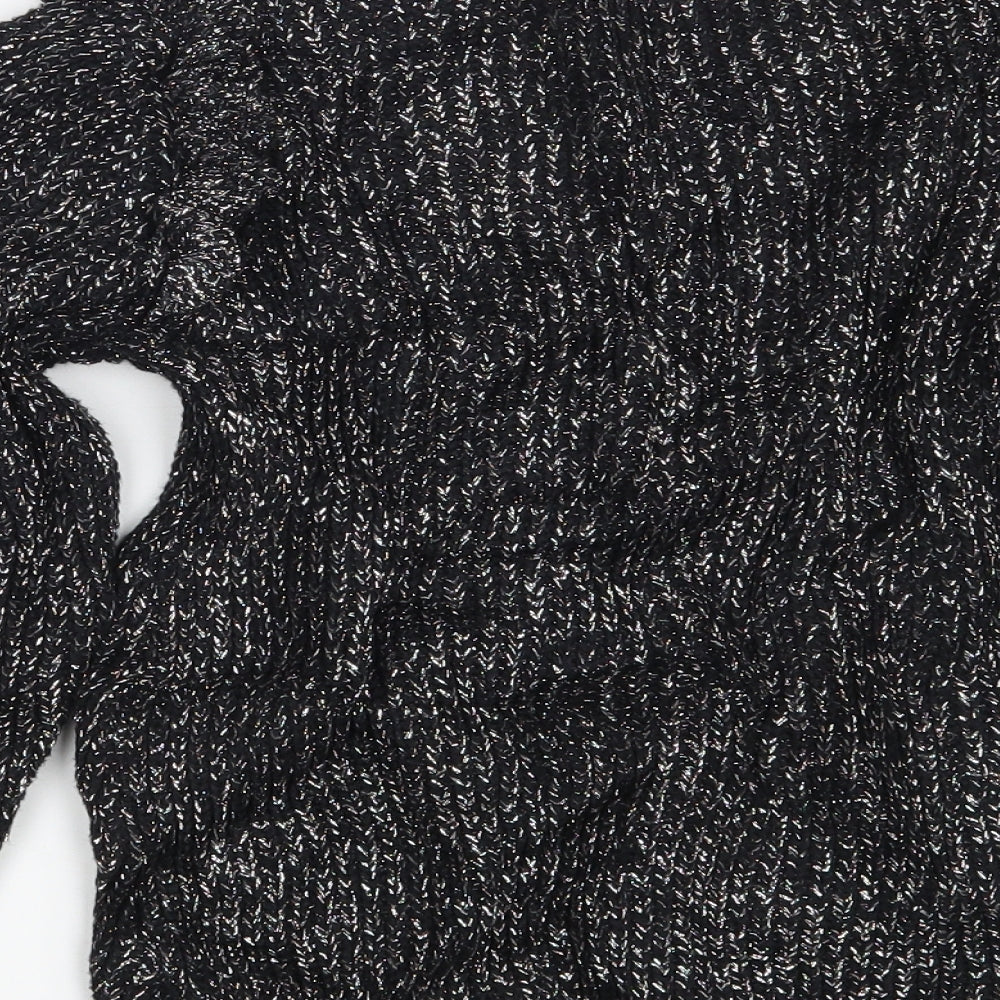M&S Girls Black   Pullover Jumper Size 12-13 Years