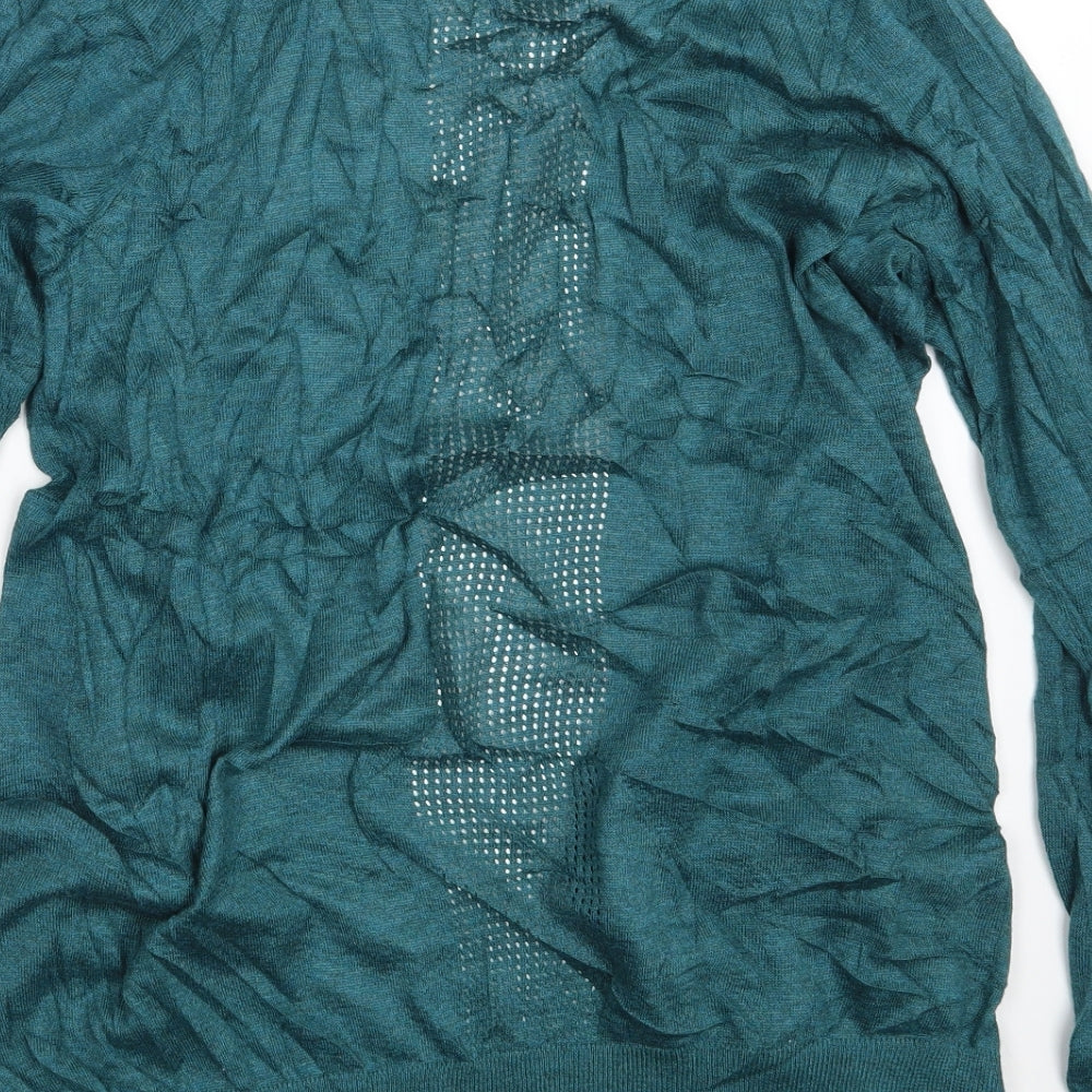 Miss Selfridge Womens Green   Cardigan Jumper Size 12