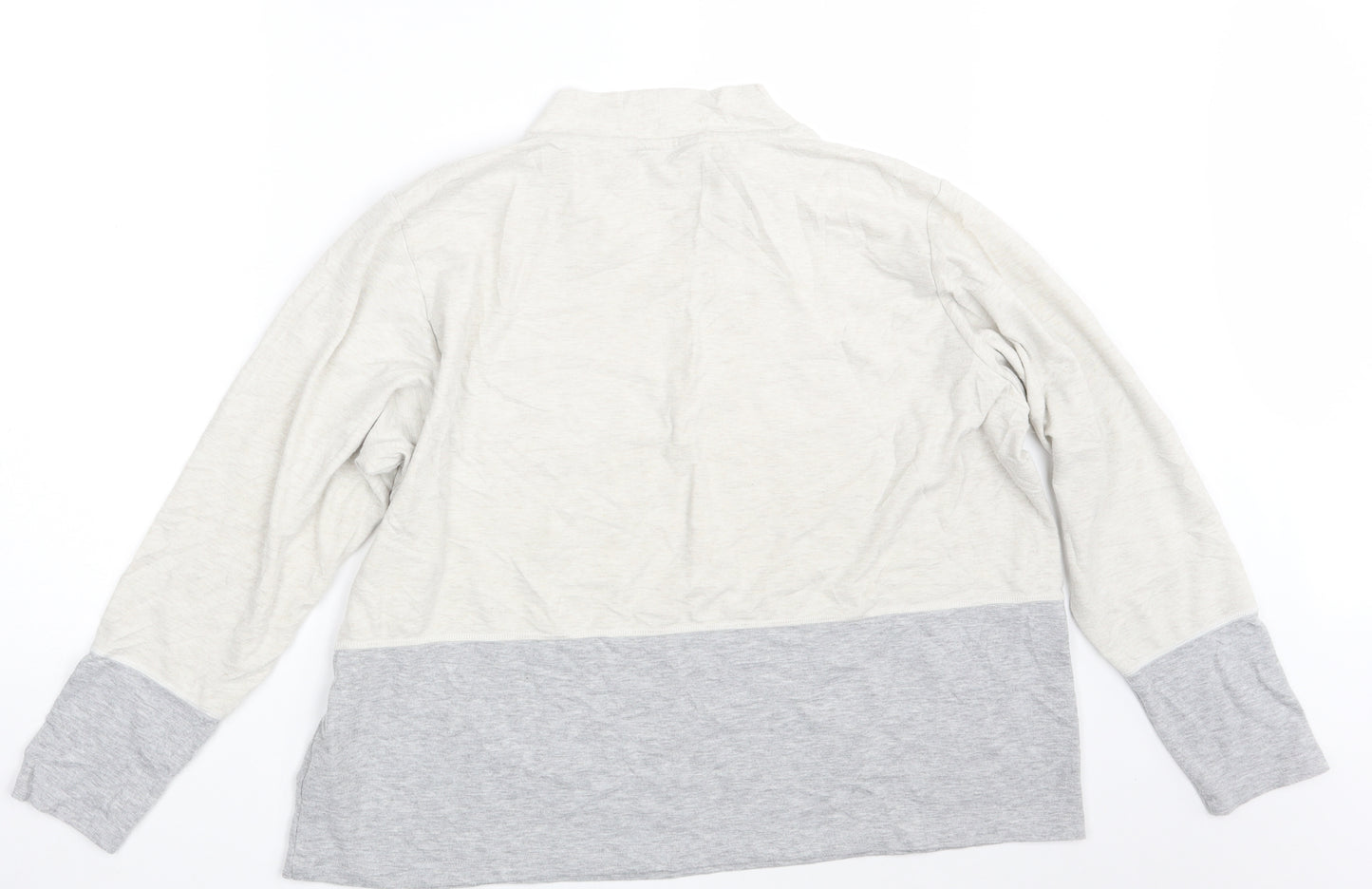 M&S Womens White   Pullover Sweatshirt Size 20