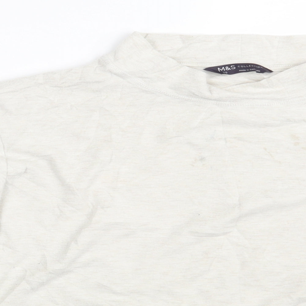 M&S Womens White   Pullover Sweatshirt Size 20