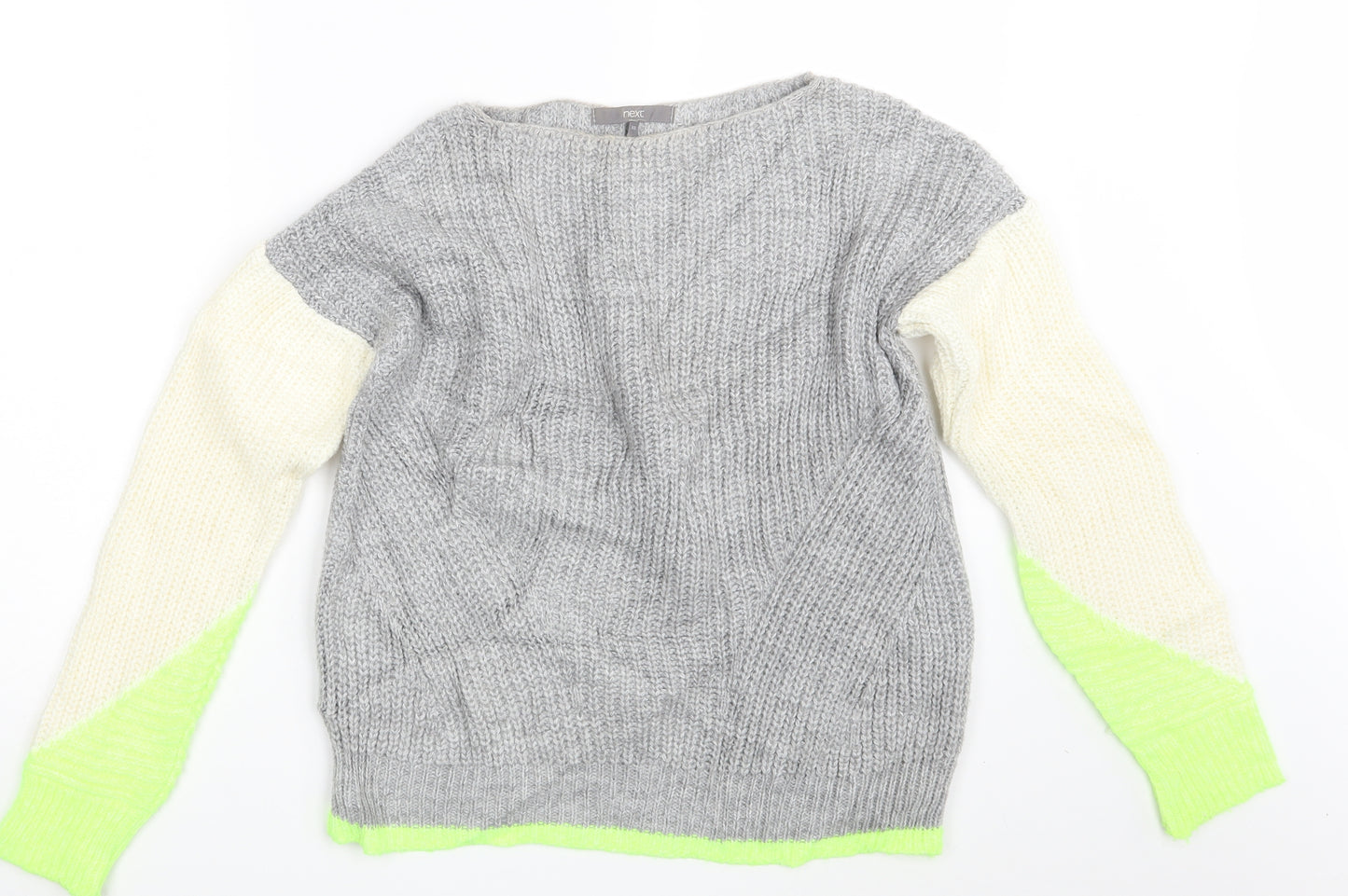 NEXT Womens Multicoloured  Knit Pullover Jumper Size XS