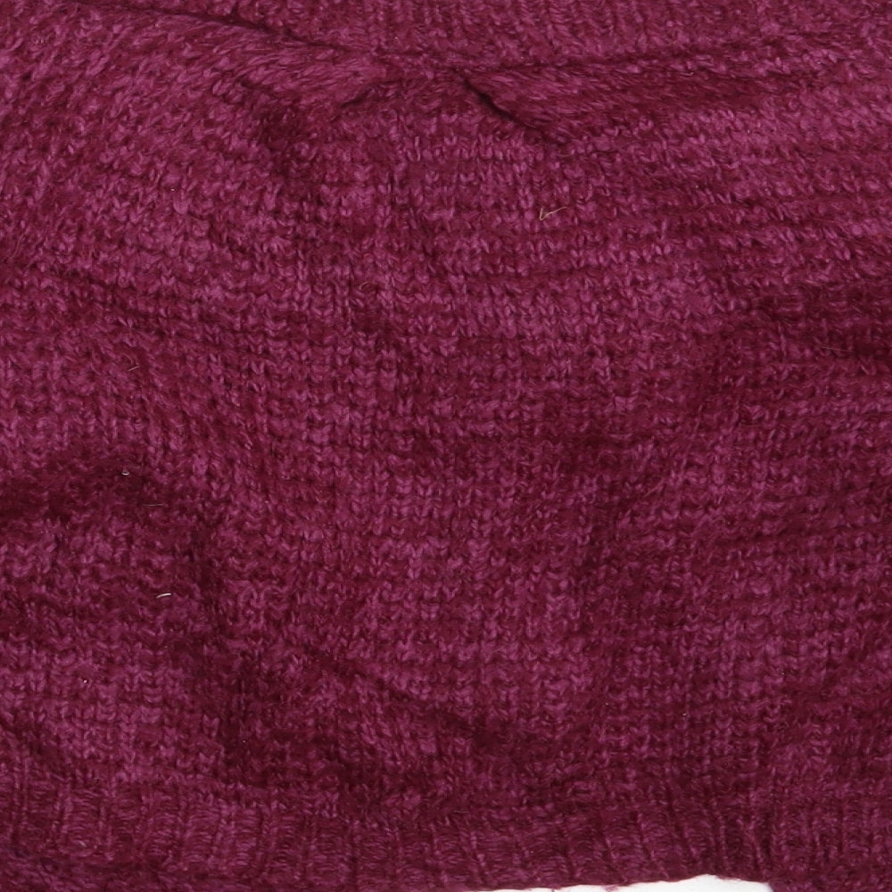 Evie Womens Purple   Wrap Jumper Size 10