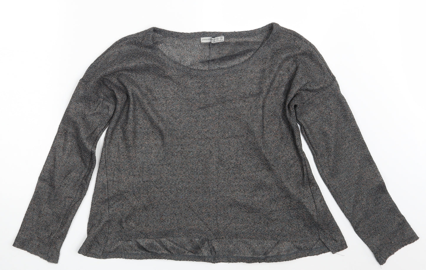 Atmosphere Womens Brown   Pullover Sweatshirt Size 10