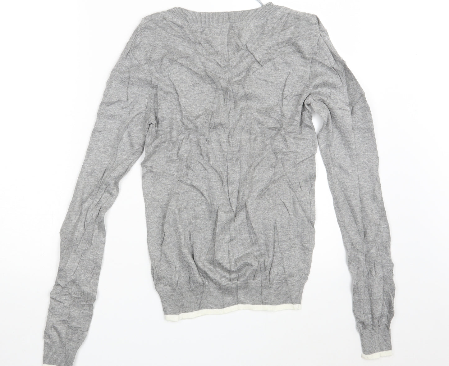 NEXT Womens Grey   Pullover Sweatshirt Size 6  - Seasonal Christmas Festive Holiday