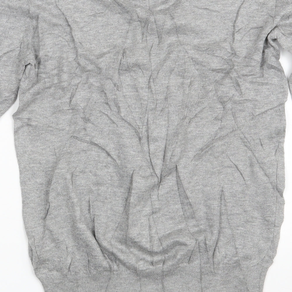 NEXT Womens Grey   Pullover Sweatshirt Size 6  - Seasonal Christmas Festive Holiday