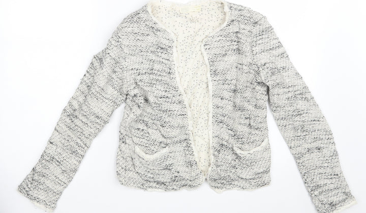 Zara Girls Beige   Cardigan Jumper Size 13-14 Years
