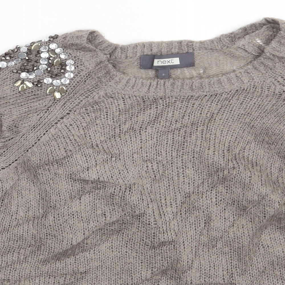 NEXT Womens Beige   Pullover Jumper Size 8