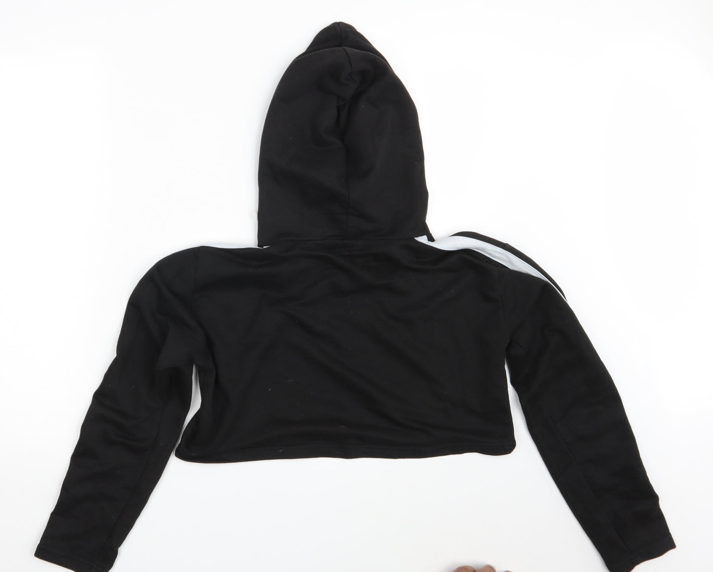 PindyDoll Womens Black   Pullover Hoodie Size 12  - Croppped