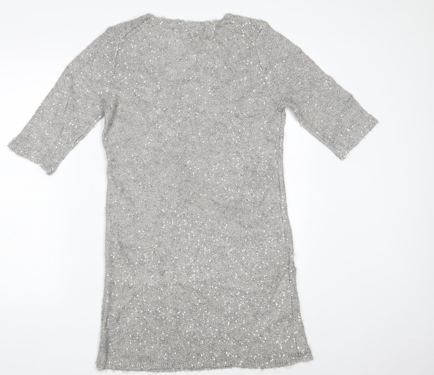 Style Butler Womens Silver   Fit & Flare  Size L