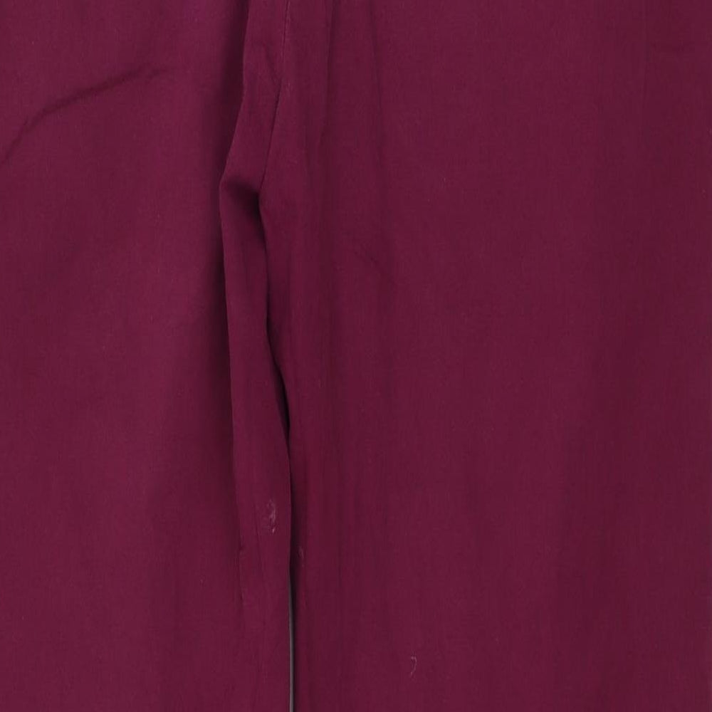 Marks and Spencer Womens Purple   Trousers  Size 12 L29 in